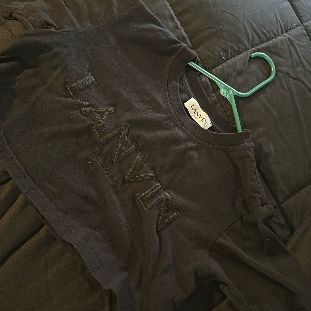 LANVIN BLACK ON BLACK